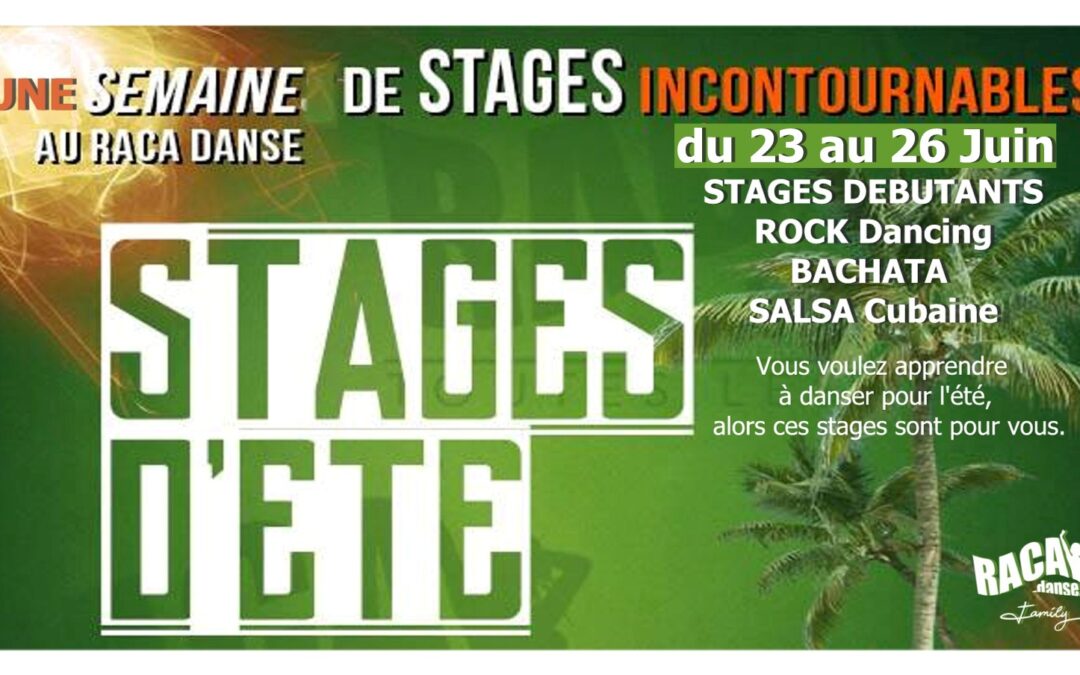 stages d’été