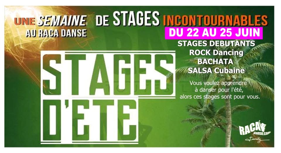 stages d&rsquo;été